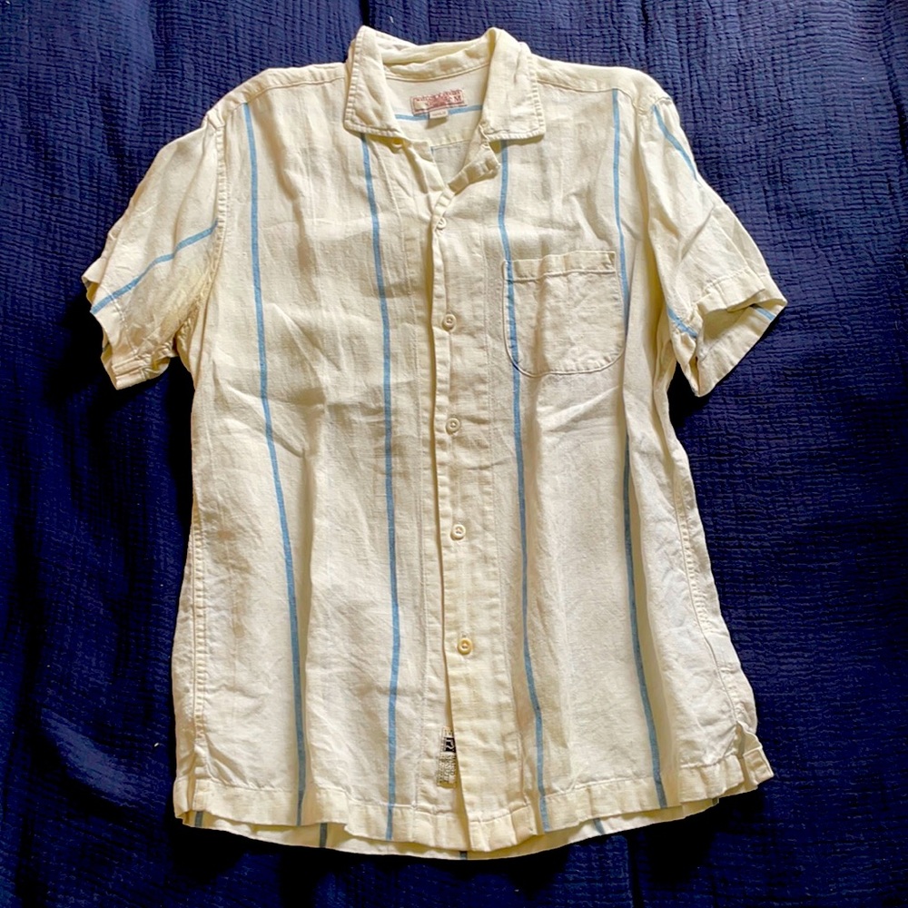 Vintage J Crew Wallace and Barnes linen shirt